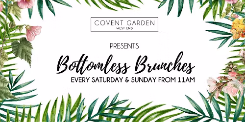 Bottomless Brunch \/\/ SATURDAYS & SUNDAYS from 11AM