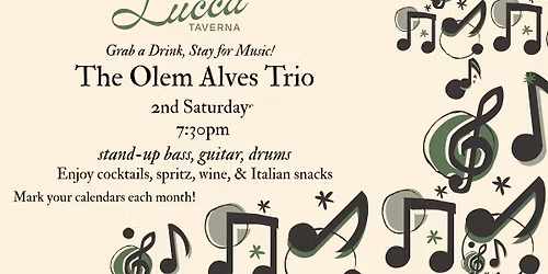 Live Music! The Olem Alves Trio