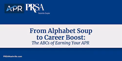 From Alphabet Soup to Career Boost: The ABCs of Earning Your APR