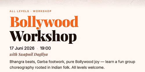 Bollywood workshop