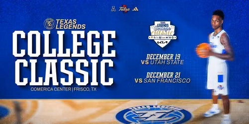 Texas Legends College Classic: George Washington vs. San Francisco & Tulsa vs. Utah State - Saturday