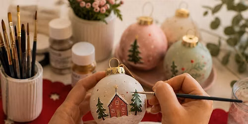 SIP&PAINT- Weihnachtskugel Bemalen in Frankfurt