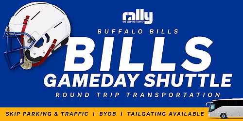 Dolphins vs Bills \u2013 Rally Gameday Fan Shuttle to Highmark Stadium | Nov. 22