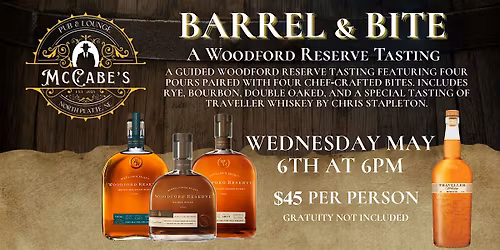 Barrel & Bite: A Woodford Reserve Tasting