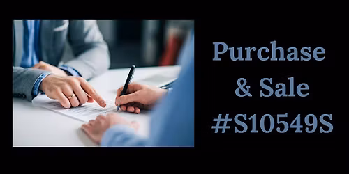 Purchase & Sale (#S10549S)