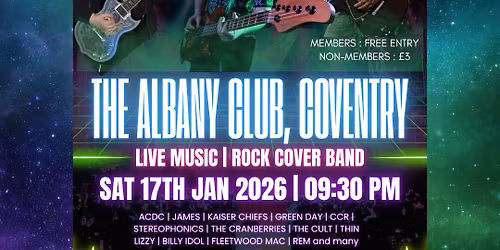 Led by Miss Fortune live at The Albany Club, Coventry