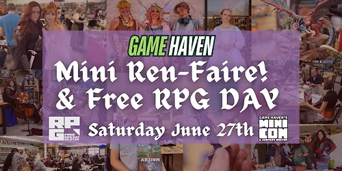 Mini Ren-Faire & Free RPG Day!
