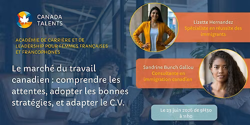 Atelier: Le march\u00e9 du travail canadien - attentes et strat\u00e9gies