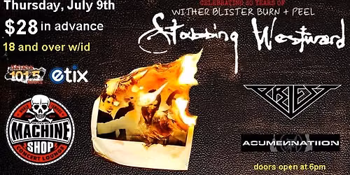STABBING WESTWARD at The Machine Shop