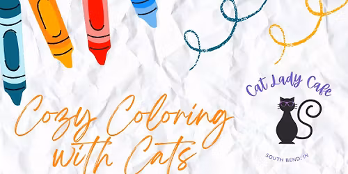 Cozy Coloring with Cats!  November 20, 2025