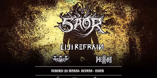 SAOR + Lili Refrain + Dewfall + Svart Vinter - Live \/\/ Defrag 20.03.2026