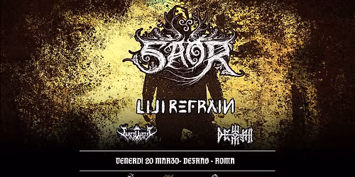 SAOR + Lili Refrain + Dewfall + Svart Vinter - Live \/\/ Defrag 20.03.2026