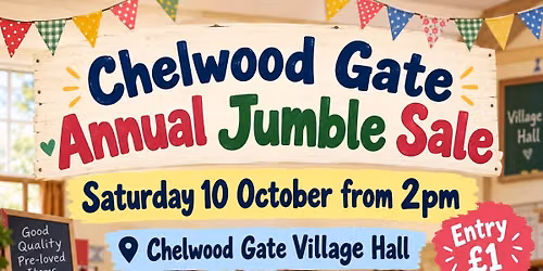\ud83d\udecd\ufe0f Chelwood Gate Annual Jumble Sale \ud83d\udecd\ufe0f