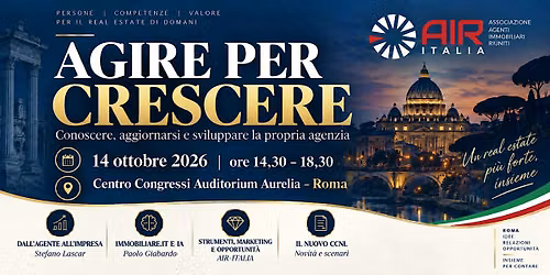 Agire per crescere nel mondo dell'intermediazione immobiliare