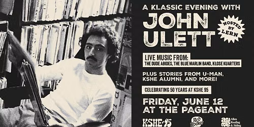 A Klassic Evening Celebrating John Ulett at The Pageant