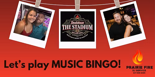 FREE Music Bingo at The Stadium