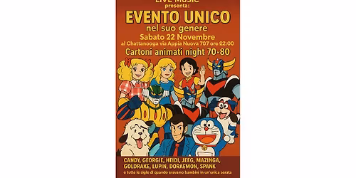 Evento Cartoon dell'anno : Cartoon Dreamers Live 