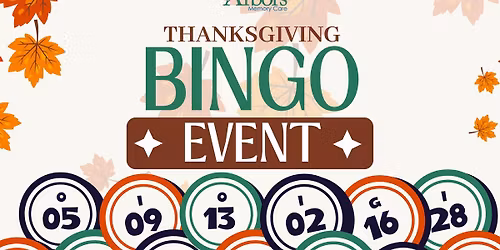 Thanksgiving Bingo Event at Arbors Memory Care