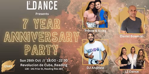 \ud83c\udf89\ud83c\udf88 L2 Dance 7 Year Anniversary Kizomba Party \ud83c\udf88\ud83c\udf89