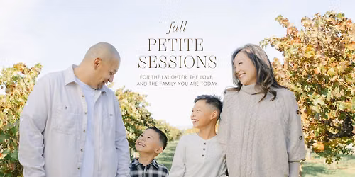 Fall Petite sessions