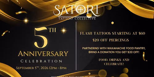 5 Year Anniversary Event