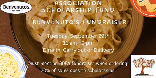 Benvenuto's Fundraiser for BDEA Scholarship Fund