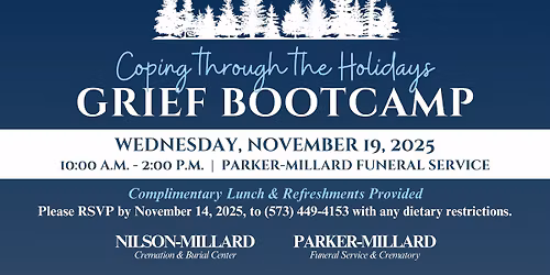 Coping Through the Holidays: Grief Bootcamp
