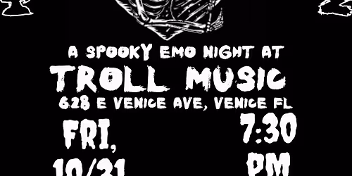 Hot Topic Halloween! stop.drop.rewind presents: Emo Night @ Troll Music