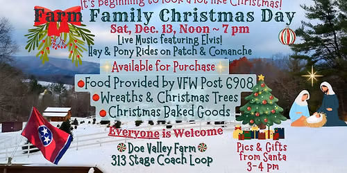 FARM FAMILY CHRISTMAS DAY 