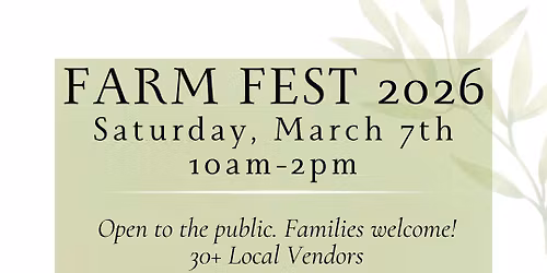 2026 4th Annual Farm Fest