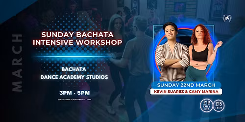 Sunday Workshop Intensive: Urban Bachata with Kevin Suarez & Camy Marina