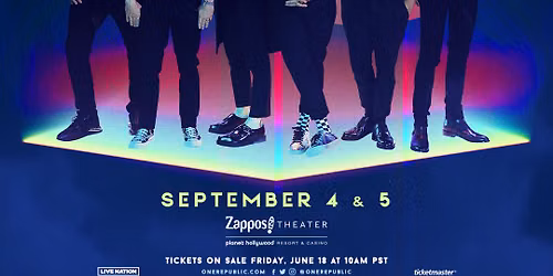 OneRepublic Hollywood Tickets