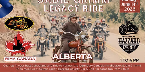 Sadie Grimm Legacy Ride - Alberta