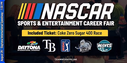 2026 NASCAR Sports & Entertainment Career Fair (pres. by TeamWork Online)