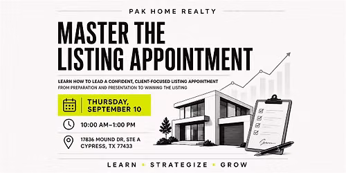Master the Listing Appointment\u2014From a Pro!