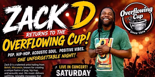 Zack D in Concert- Pop, Hip-Hop and Acoustic Soul