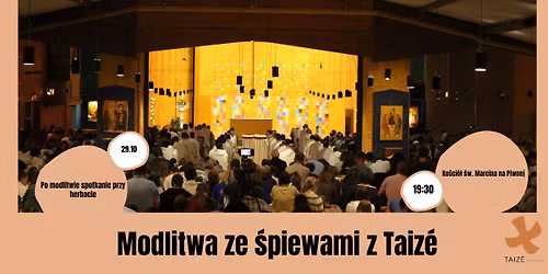 Modlitwa ze \u015bpiewami z Taiz\u00e9