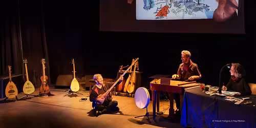 M\u0112HM\u0100N (Concert dessin\u00e9) - Cie AR'KHAN [Emmanuelle Troy, Micha\u00ebl Amouroux, Julie Blaqui\u00e9]