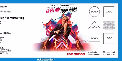 David Garrett - Millenium Symphony 2026 at Schloss Salem Open Airs