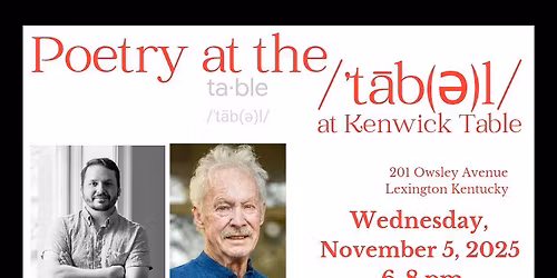 Poetry at the Table