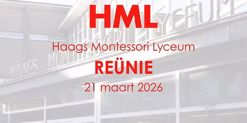 Re\u00fcnie: Haags Montessori Lyceum 75 jaar!