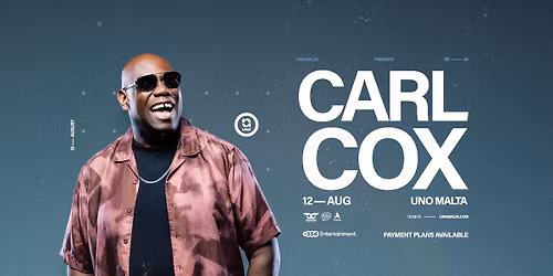UNO Presents Carl Cox Malta 2026 | One Night Only