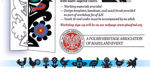 Wycinanki Workshop (Polish folk art paper cutting)
