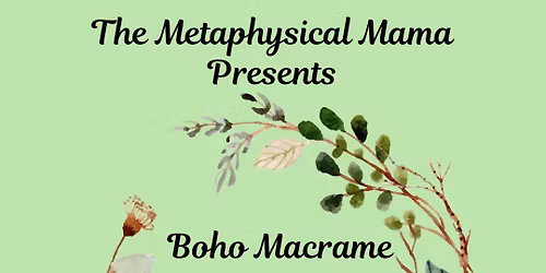 Boho Macrame DIY