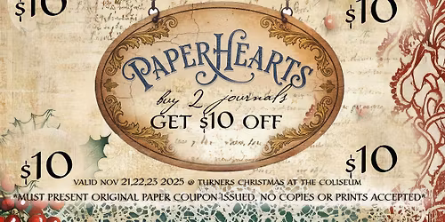 PAPERHEARTS at TURNERS CHRISTMAS AT THE COLISEUM
