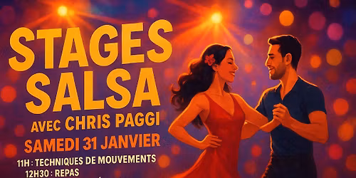 Stages Salsa Inter + D\u00e9gustation \u00e0 Chablis Samedi 31 janvier