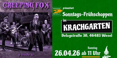 Fr\u00fchschoppen mit Livemusik Creeping Fox