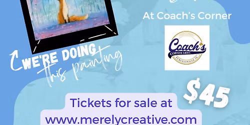 Paint & Sip @Coach's Corner Grill