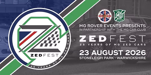 ZEDFEST - 25 years of MG Zed Cars