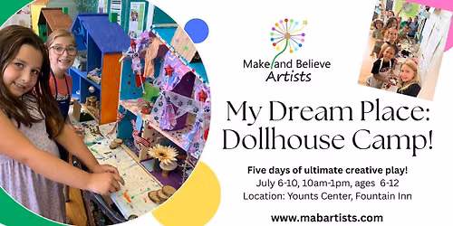 My Dream Place: Dollhouse Camp! (ages 6-12)
